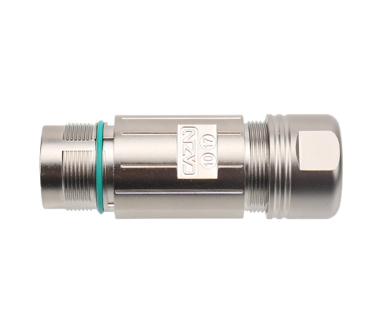 M923电源直式针型金属对接组装式插头 压接式}