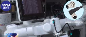 冬奥会人形机器人传感器接口连接器的应用